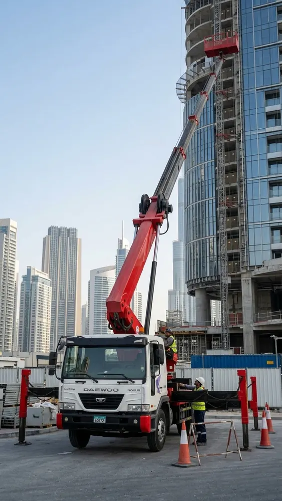 Truck Mounted Boom Lift rental photo 3 — Sky Access Dubai